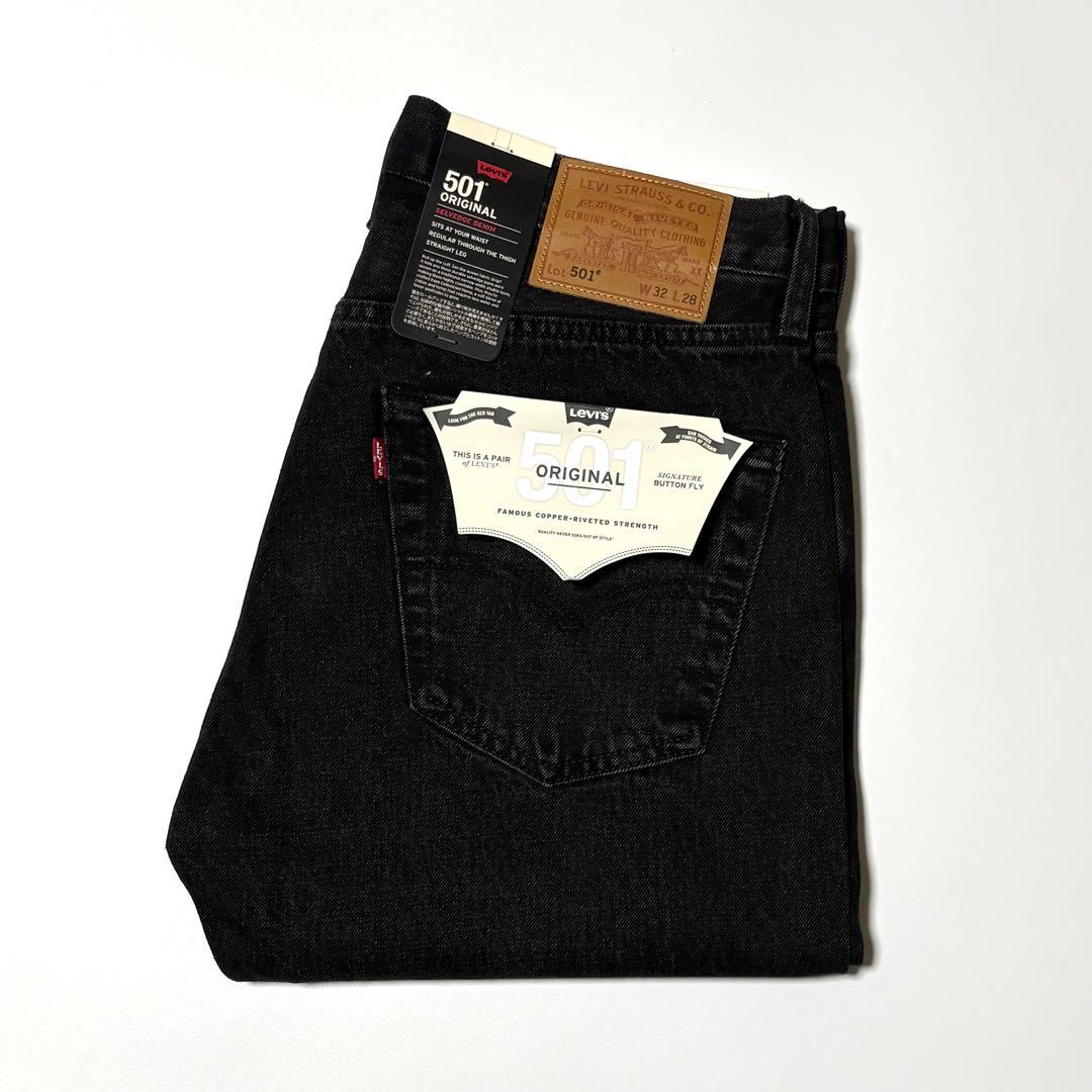 未使用 リーバイス EDIFICE別注 501 ブラック W32 L28 赤耳 - メルカリ