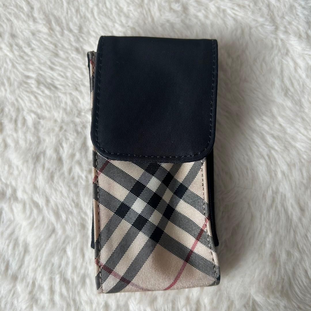 希少✨バーバリー ノバチェック ボディバッグ ショルダーバッグ ロゴプレート