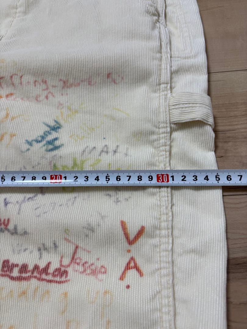 DENIM DUNGAREE カラフルラクガキコーデュロイオーバーオール