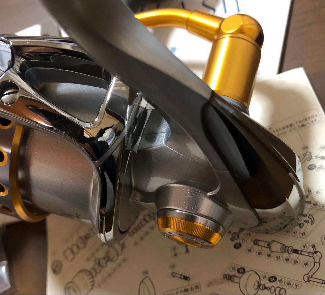 08STELLA SW10000XG スピニングリール 夢屋12000スプール