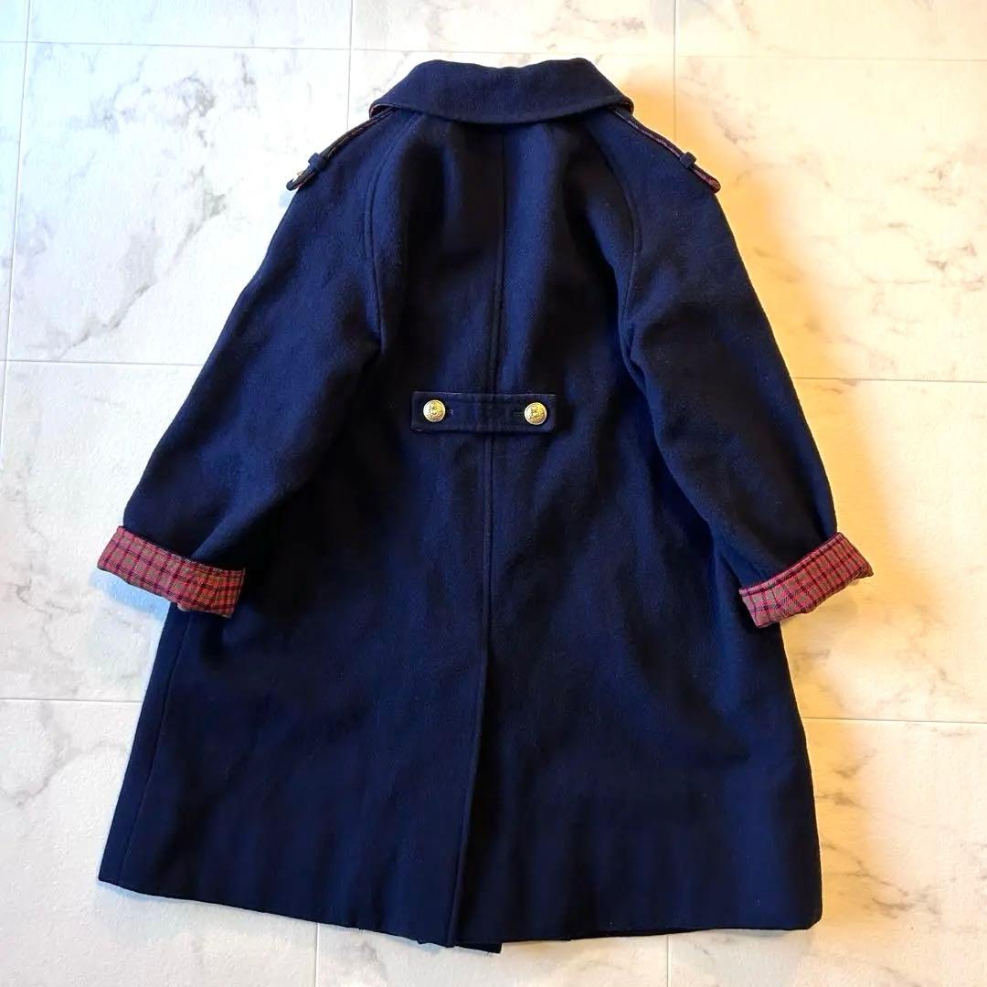 Familia ネイビー ファミリア ウールコート130㎝ 金ボタン 定番 - メルカリ