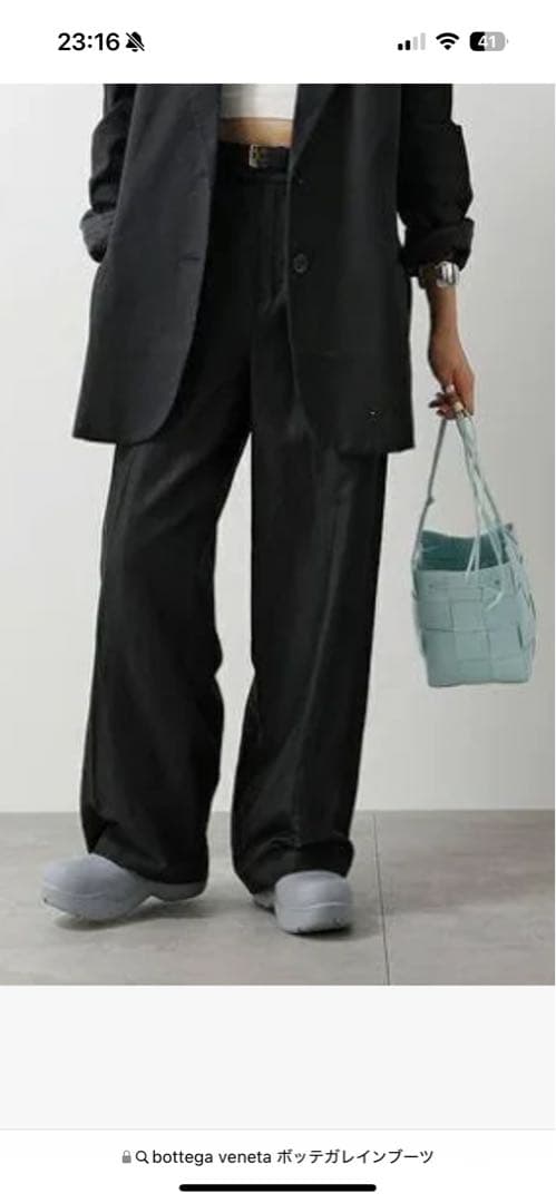 新品未使用BOTTEGA VENETA グレー¥99000 →¥42800