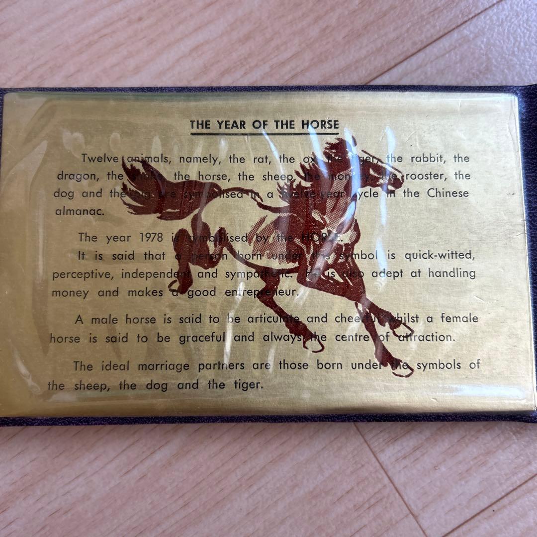 シンガポール 記念コイン 1978 THE YEAR OF THE HORSE - メルカリ