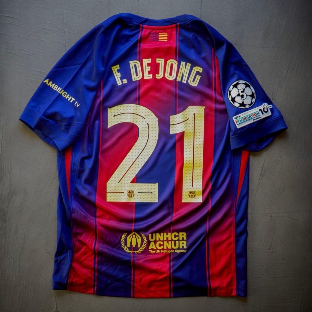 バルセロナ 25/26 ユニフォーム ホーム フレンキー•デ•ヨング M