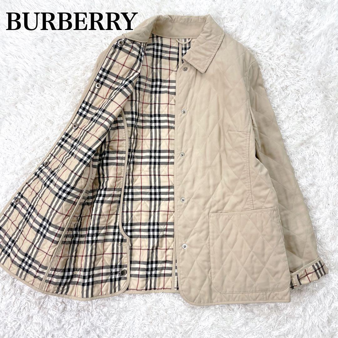 BURBERRY LONDON キルティング ジャケット ノバチェック ベージュ