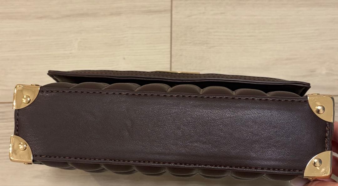 Darich ダーリッチ チョコレートキルトバッグ レザーカードケース ブラウン