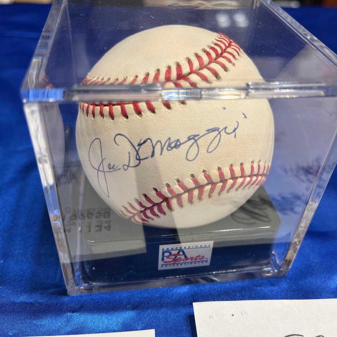 ジョー・ディマジオ 直筆サインボール PSA鑑定書付き グレード9 - メルカリ