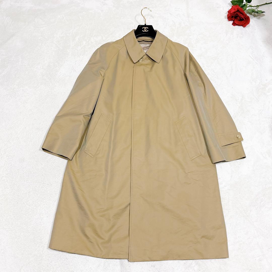 新品同様✨　アクアスキュータム　ステンカラーコート　ライナー　ベージュ　L