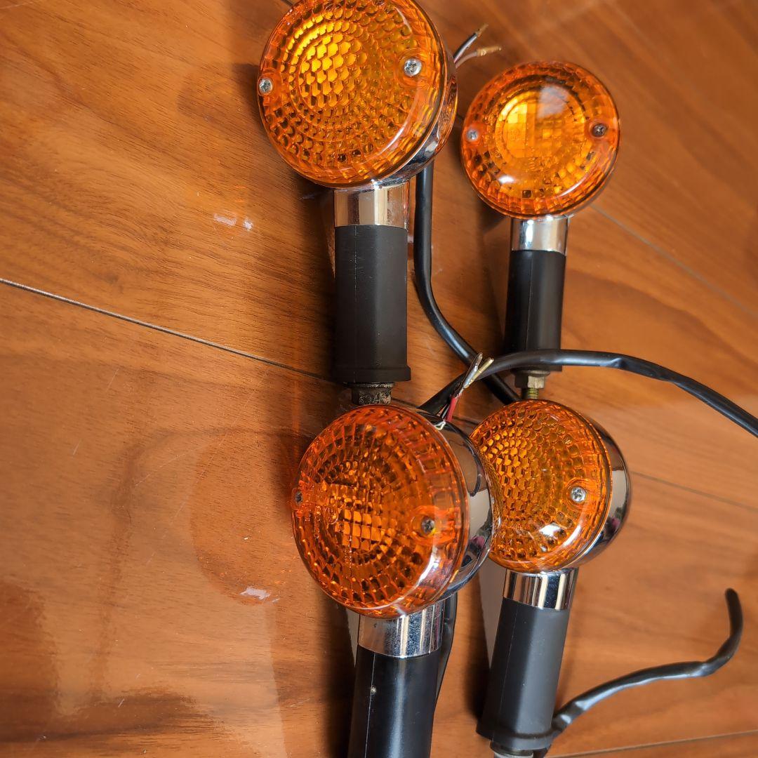 カワサキゼファー750純正オレンジ球形ウィンカー4個セット