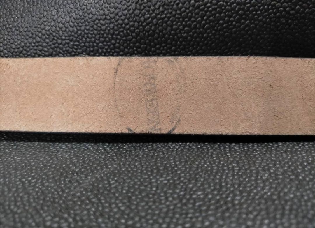 新品未使用RRL ブラックレザーガチャベルト イタリア製 ビンテージ加工