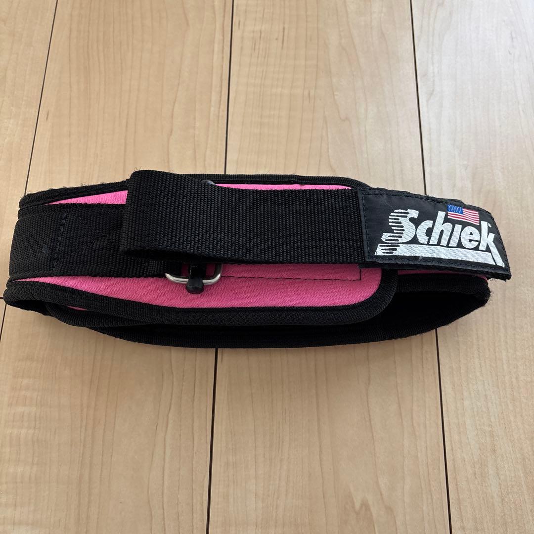 Schiek トレーニングパワーベルト XS ピンク/ブラック - メルカリ