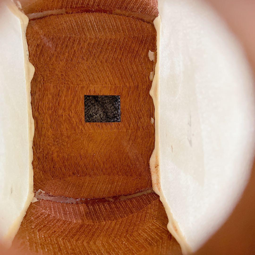 三味線 紅木 子持綾杉胴 中棹 一本溝