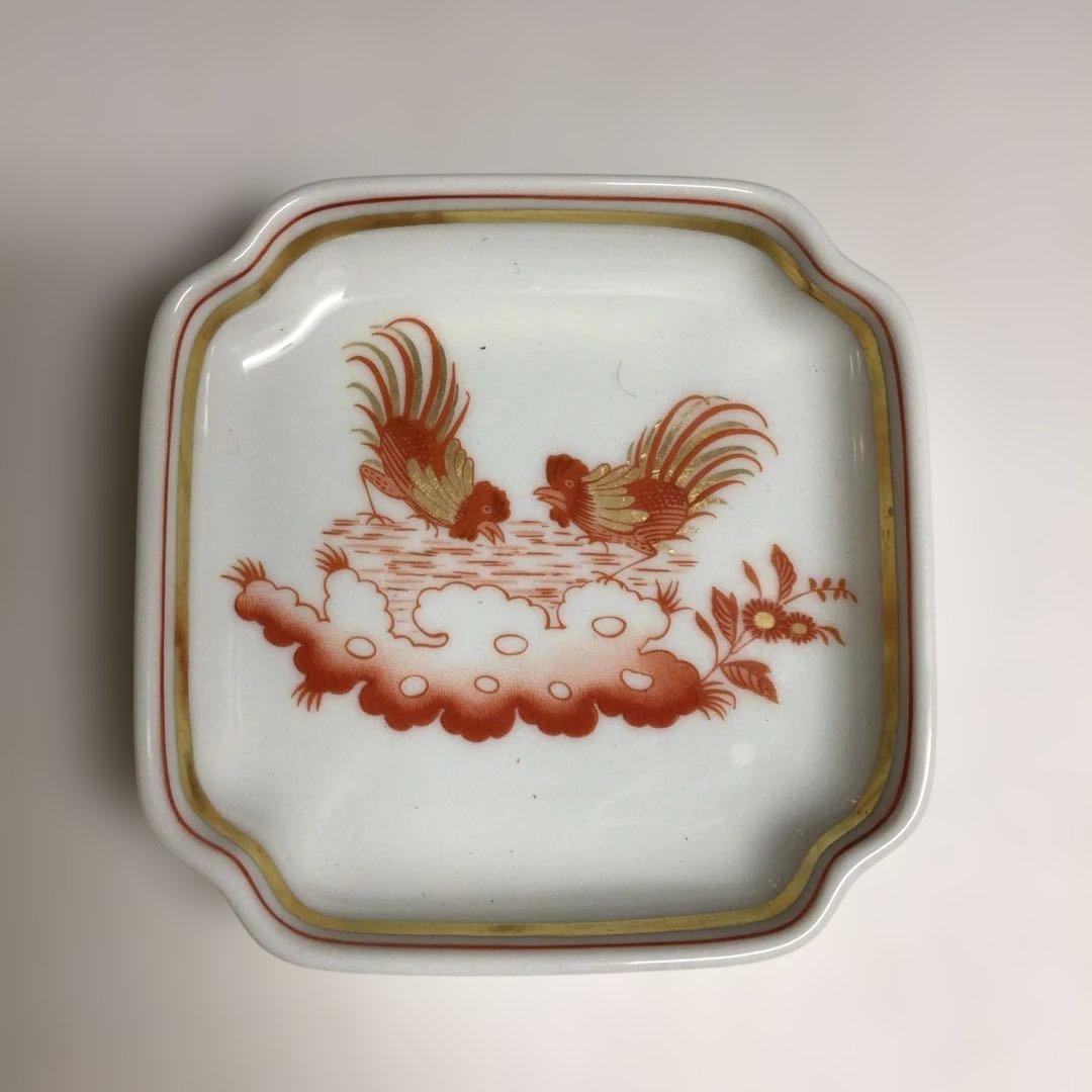 ☆廃盤希少品リチャードジノリ 「レッドコック」ニワトリ 豆皿 小皿