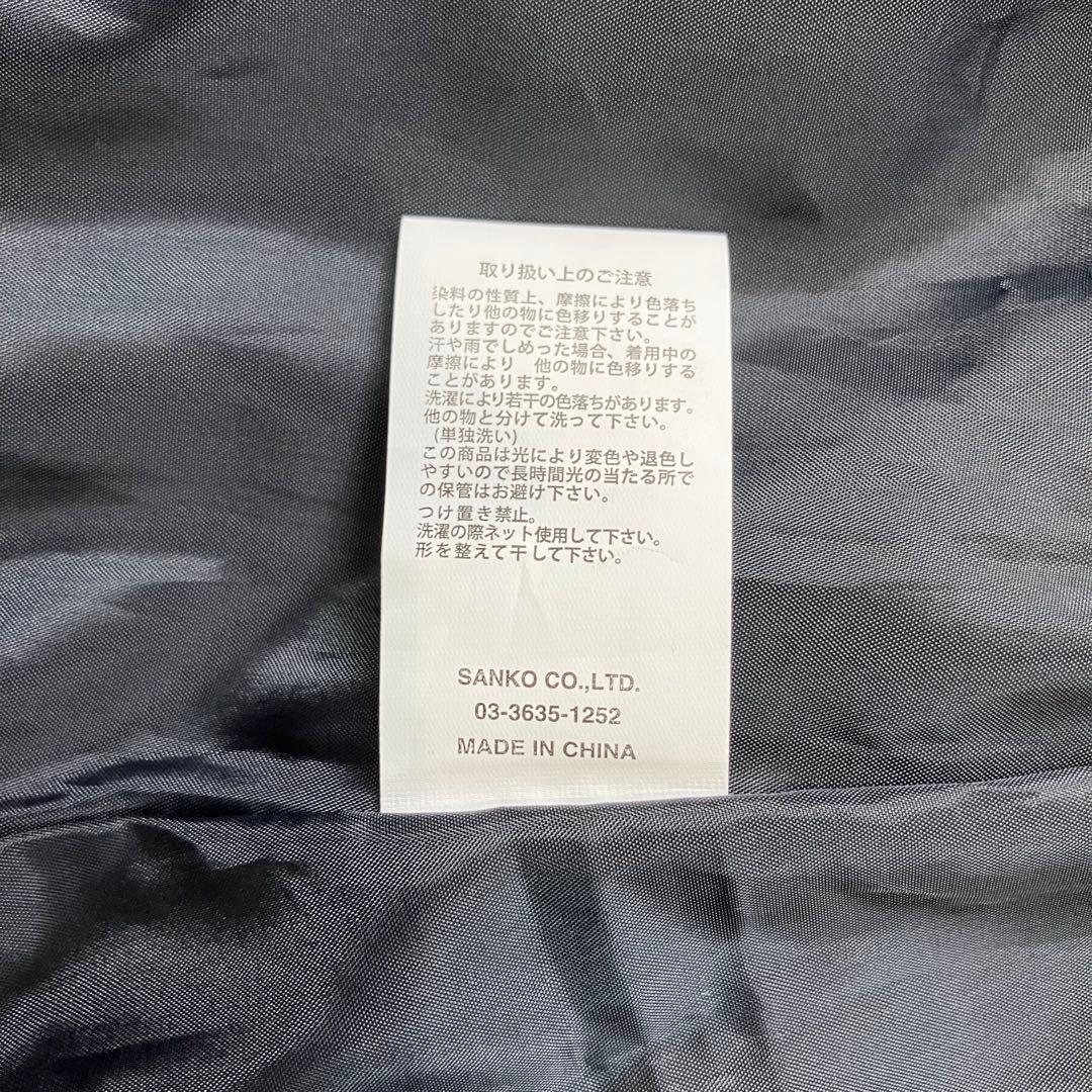 go slow caravan コードクロスパネル 刺繍 モッズコート 黒 音楽