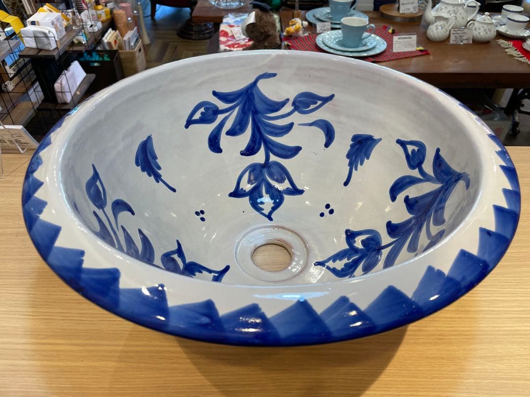 フランスアンティーク 洗面台噴水タンク用洗面器 1920〜1930年代