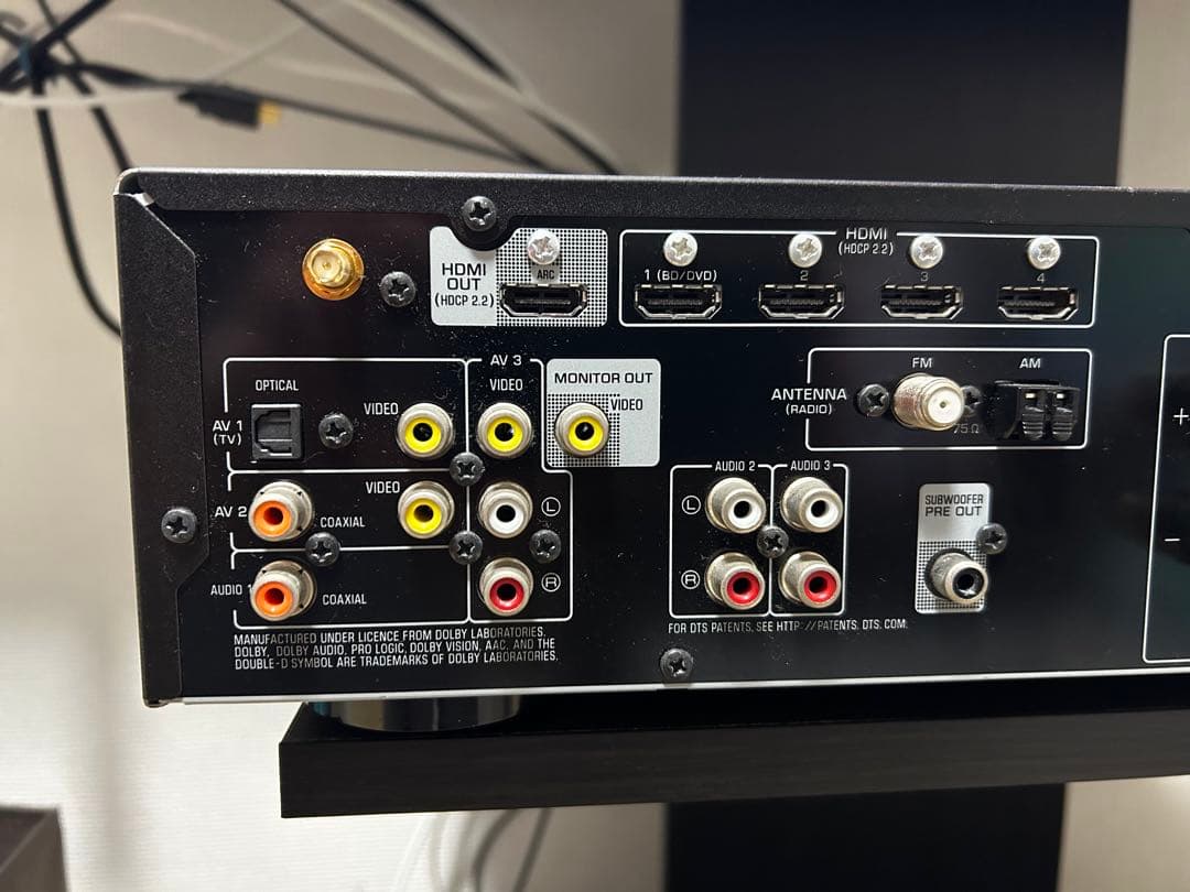 YAMAHA AVアンプRX-S602ブラック(動作確認済み) コンパクト ステレオ