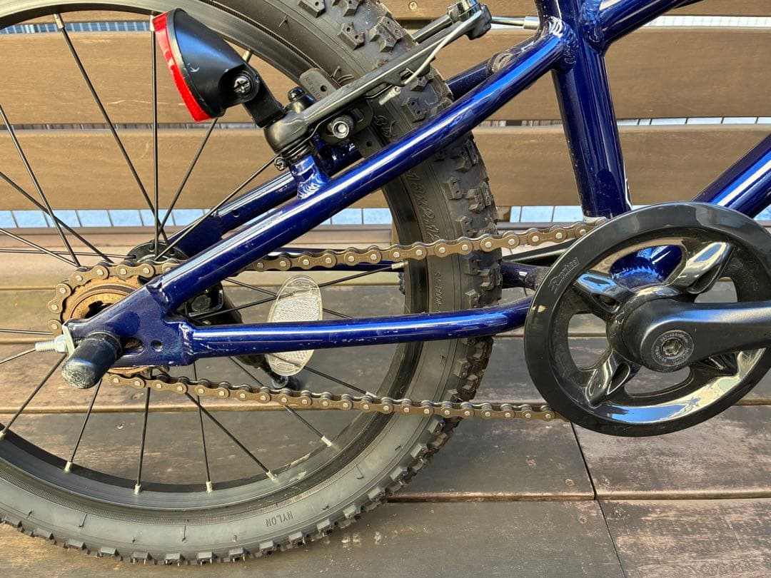 【値下げ！】ヨツバサイクル※直接渡し優先※18インチ ネイビー