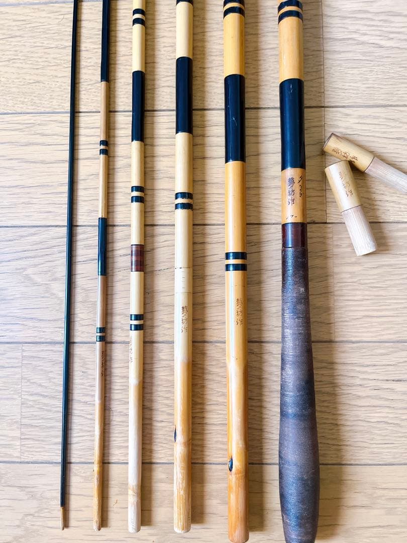 超希少　紀州竹竿 夢坊作 夕なぎ 17.0尺　へら竿