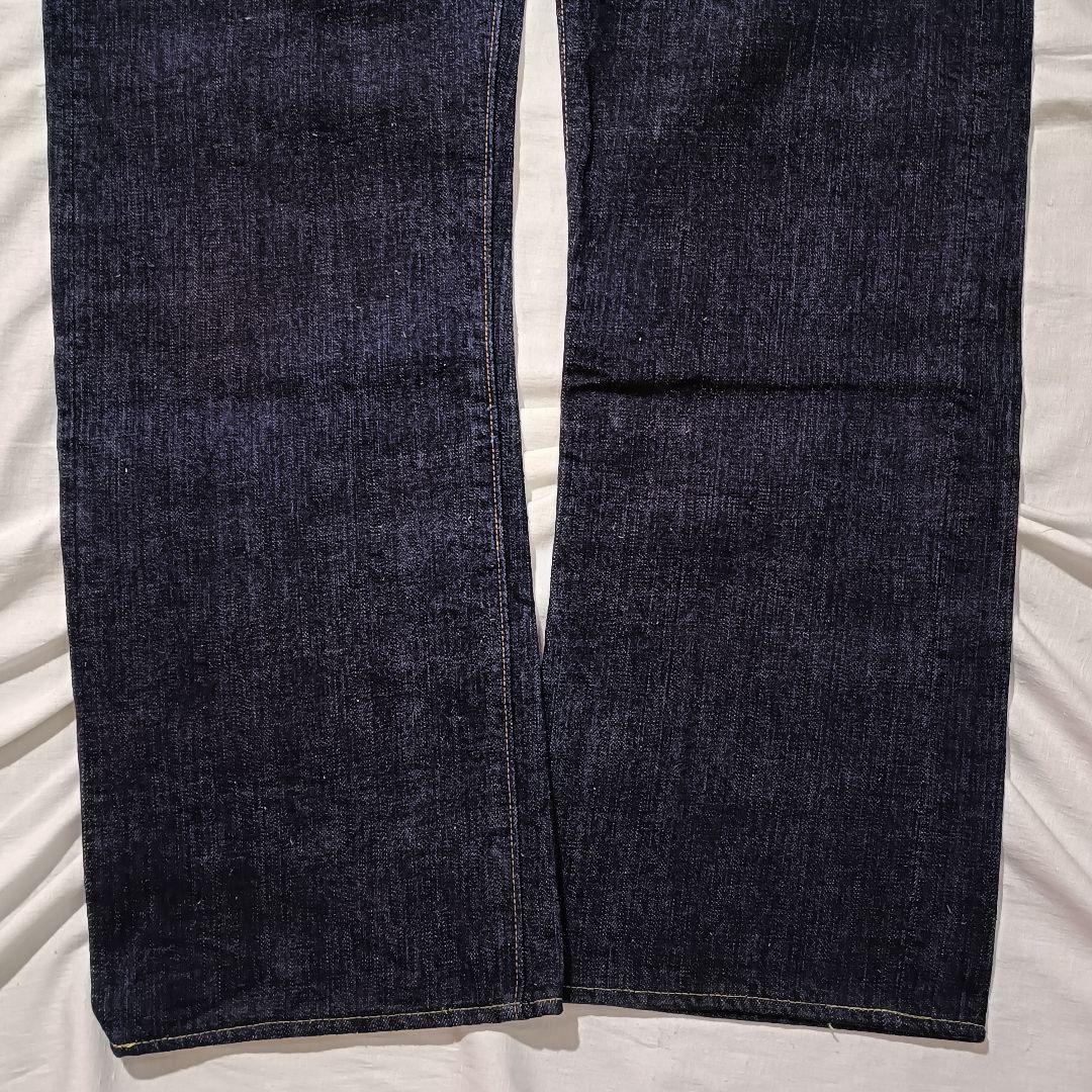 SUGAR CANE デニム 砂糖黍製　ダークブルーボタンフライ　耳