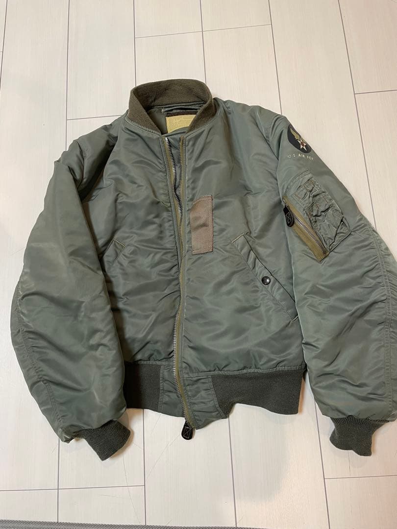 U.S. AIR FORCE MA-1 フライトジャケット オリーブグリーン
