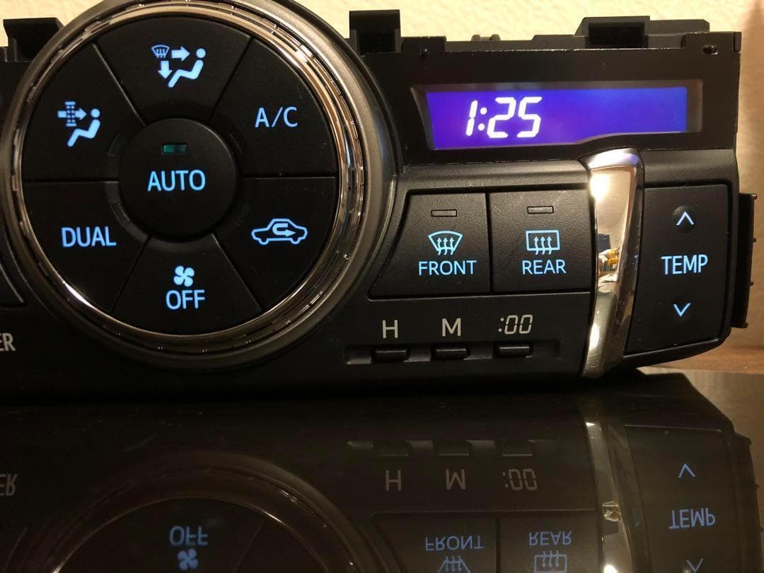 【液晶反転加工】130マークX 前期 エアコンパネル LED打ち替え トヨタ 1