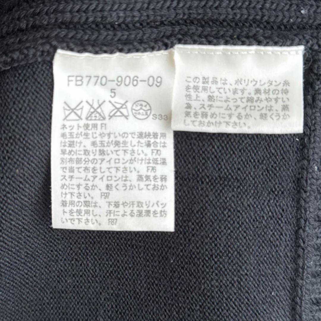 《美品★》バーバリーロンドン　リブニット　ノバチェック　刺繍ロゴ　ジップアップ