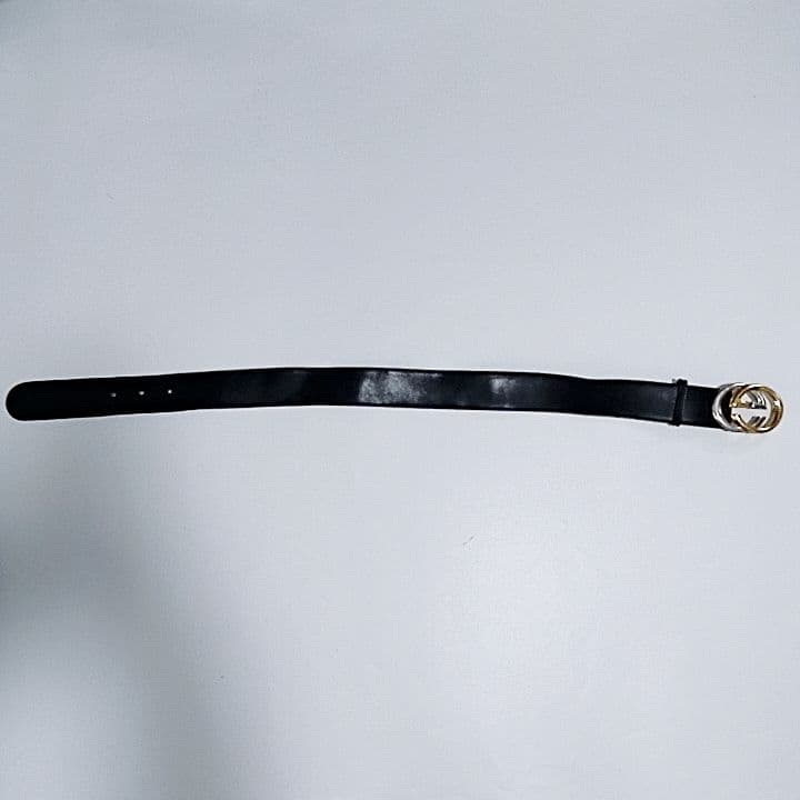 超希少オールドグッチ ベルト インターロッキング GG ロゴ 52808