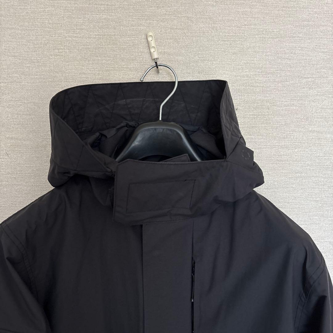 クリスマスセール値下げ【美品】Goldwinブラック フード付き モッズコートS