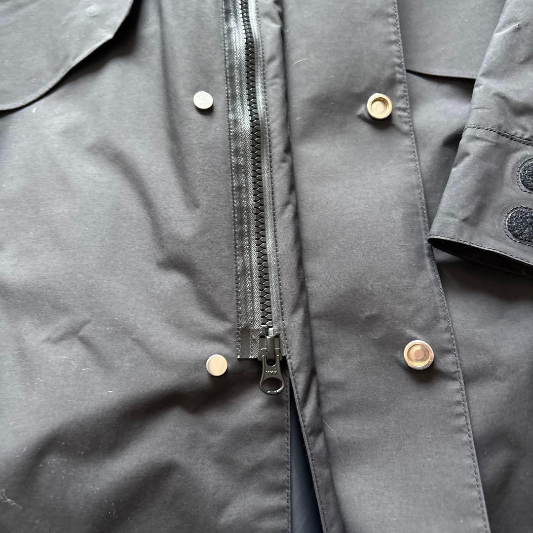 クリスマスセール値下げ【美品】Goldwinブラック フード付き モッズコートS