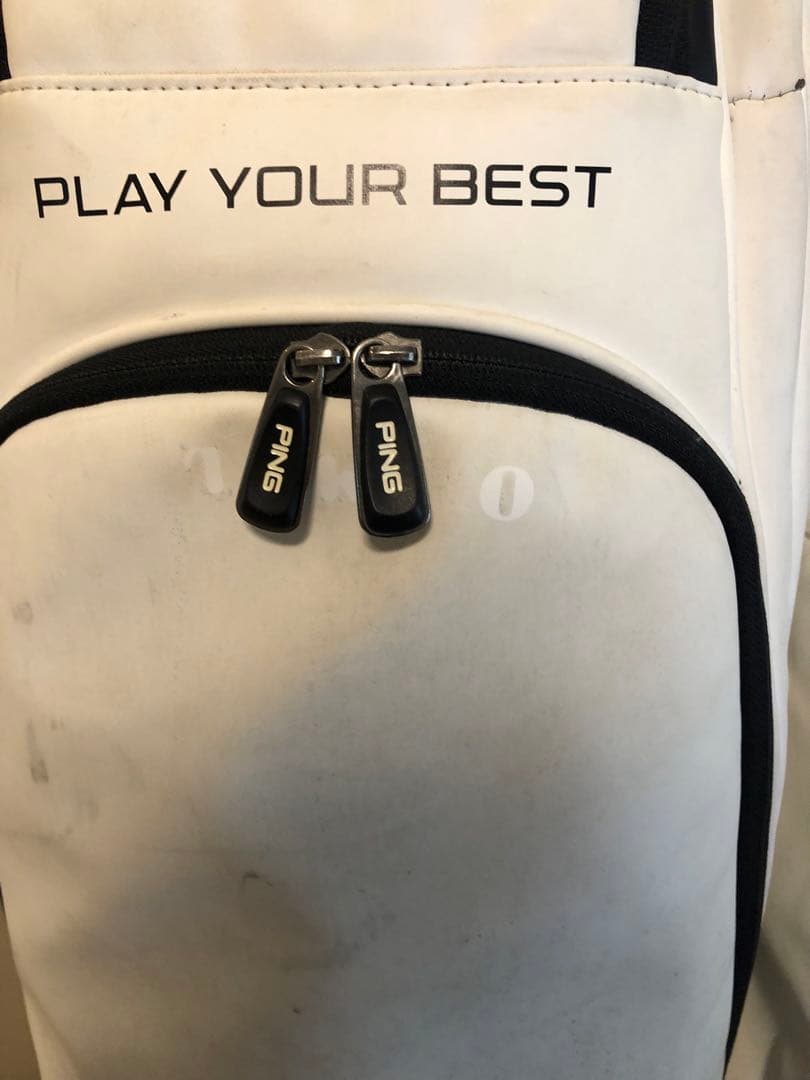 【送料込み】廃盤希少品　大人気PING キャディバッグ　ホワイト