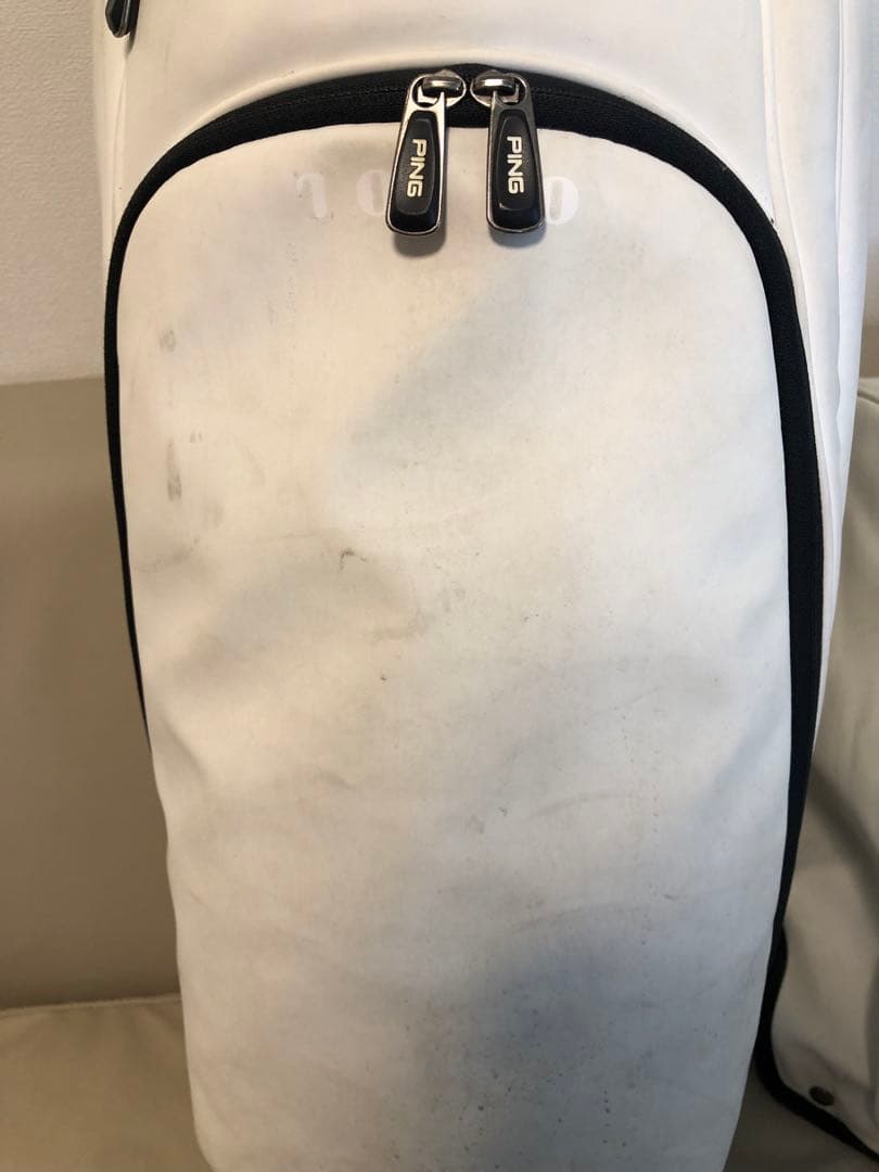 【送料込み】廃盤希少品　大人気PING キャディバッグ　ホワイト