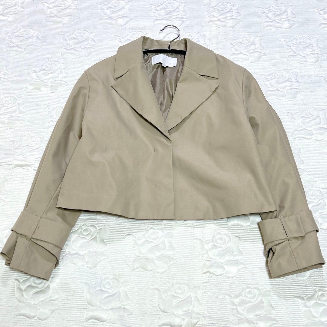 【未使用品】24SS 自由区 洗える 4WAY トレンチ コート 32サイズ