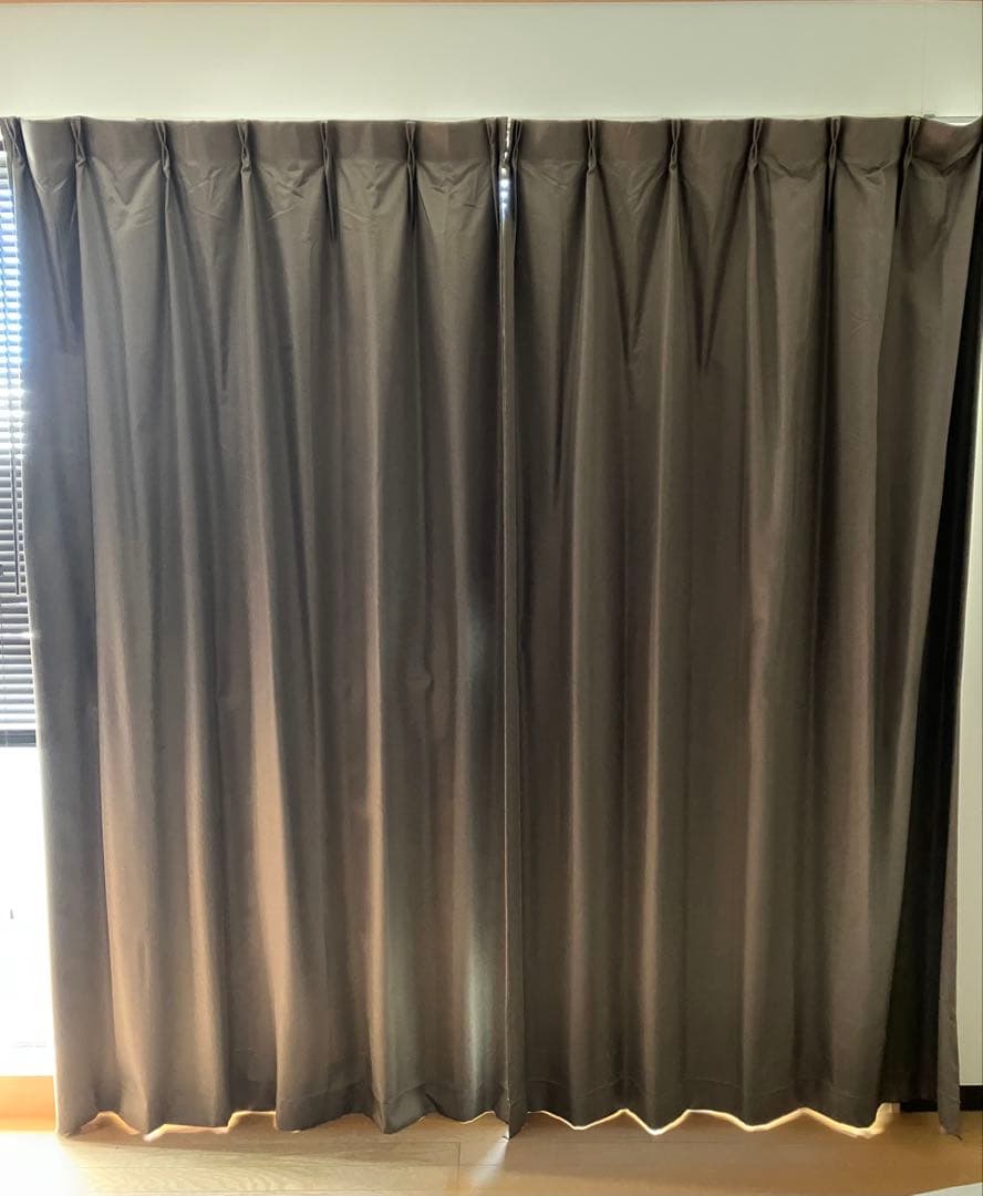 無印良品 大型サイズ 遮光 カーテン 2枚 セット