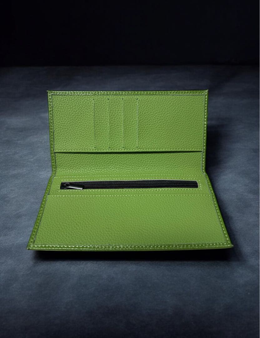 【美品】　皇居　長財布　緑　限定色