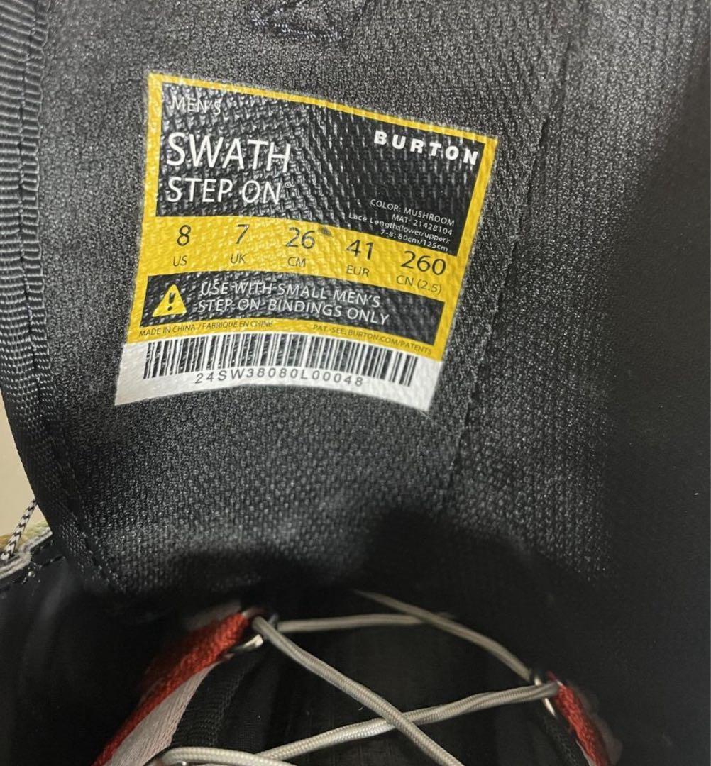 US8 バートン BURTON SWATH BOAスノーボード STEP ON
