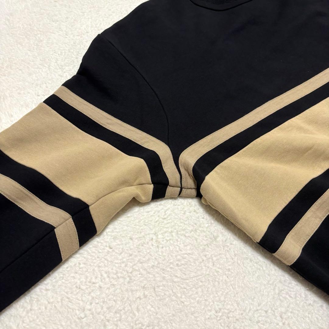 DIESEL ディーゼル オーバーサイズクルーネックトレーナー XXL ブラック