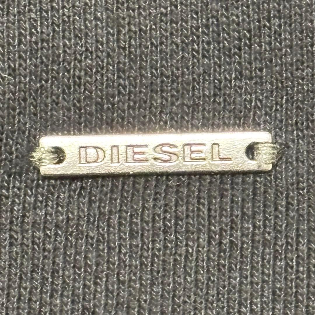 DIESEL ディーゼル オーバーサイズクルーネックトレーナー XXL ブラック