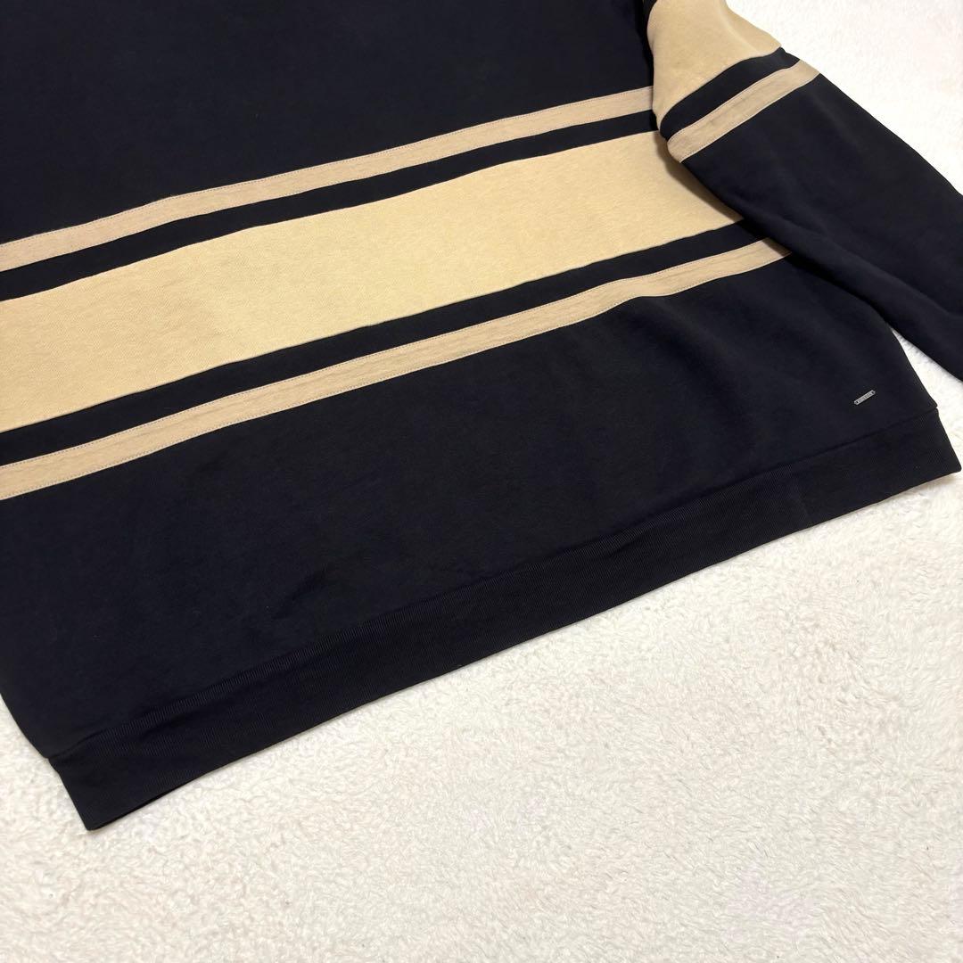 DIESEL ディーゼル オーバーサイズクルーネックトレーナー XXL ブラック