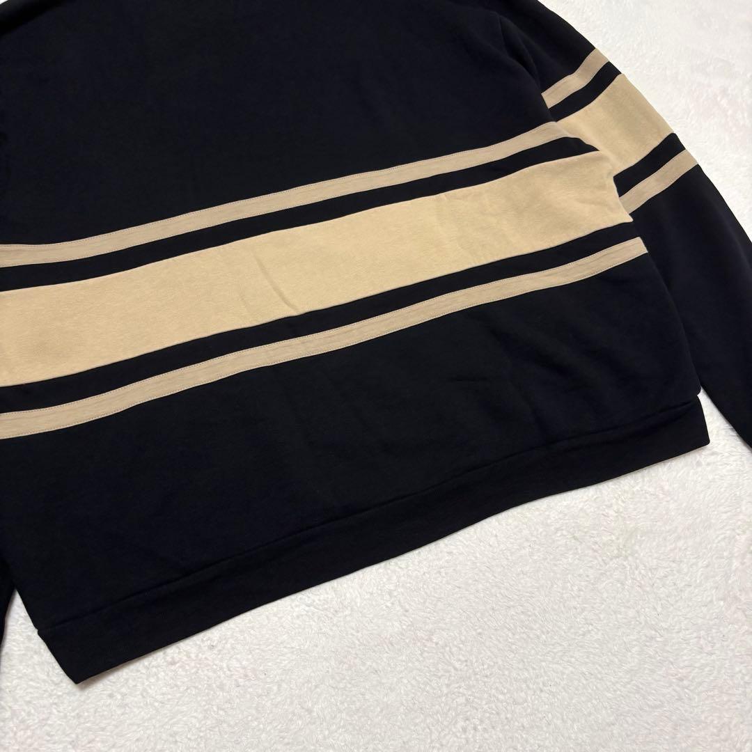 DIESEL ディーゼル オーバーサイズクルーネックトレーナー XXL ブラック