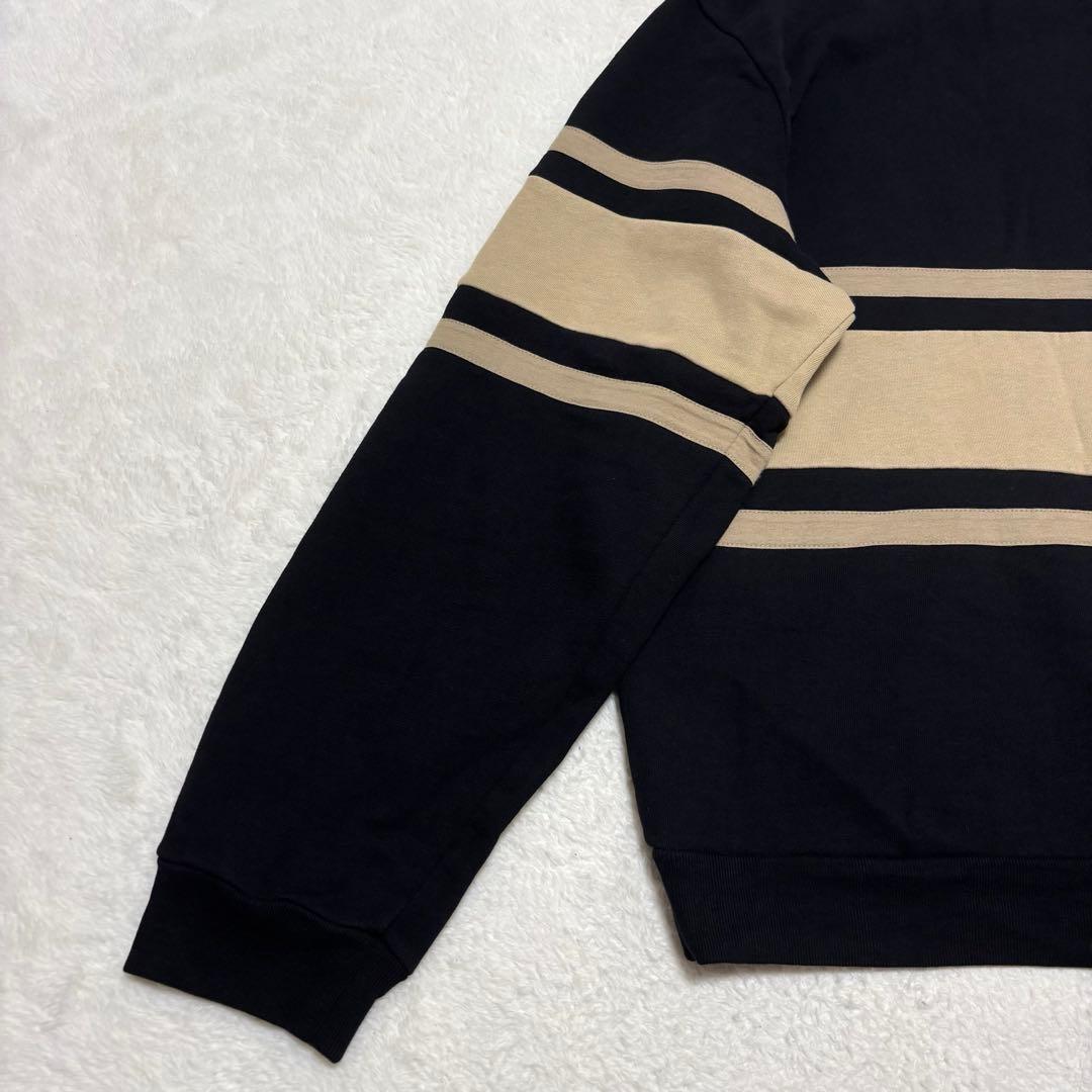 DIESEL ディーゼル オーバーサイズクルーネックトレーナー XXL ブラック