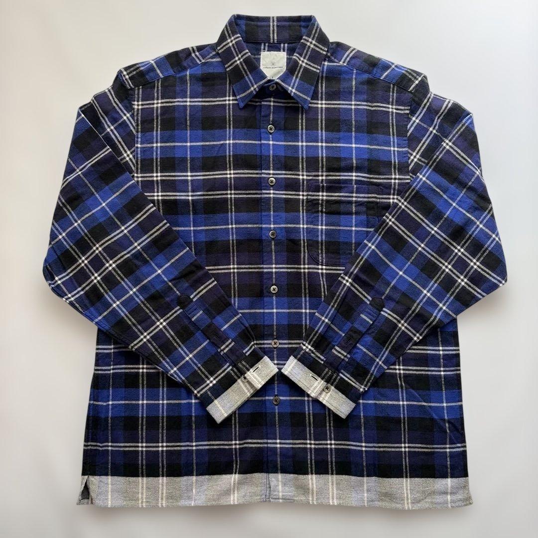 uniform experiment 長袖ネルシャツ 《3》 メンズLサイズ - メルカリ