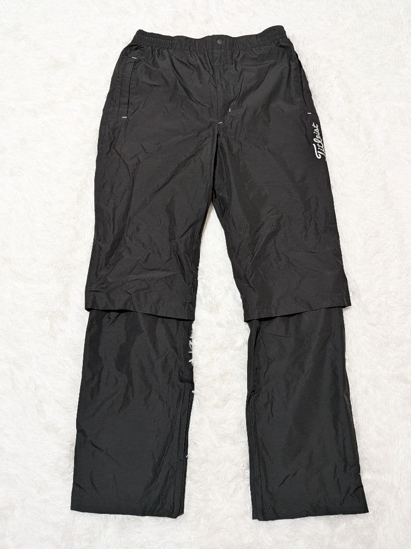 タイトリスト レインウェア セットアップ XL 黒 ブラック