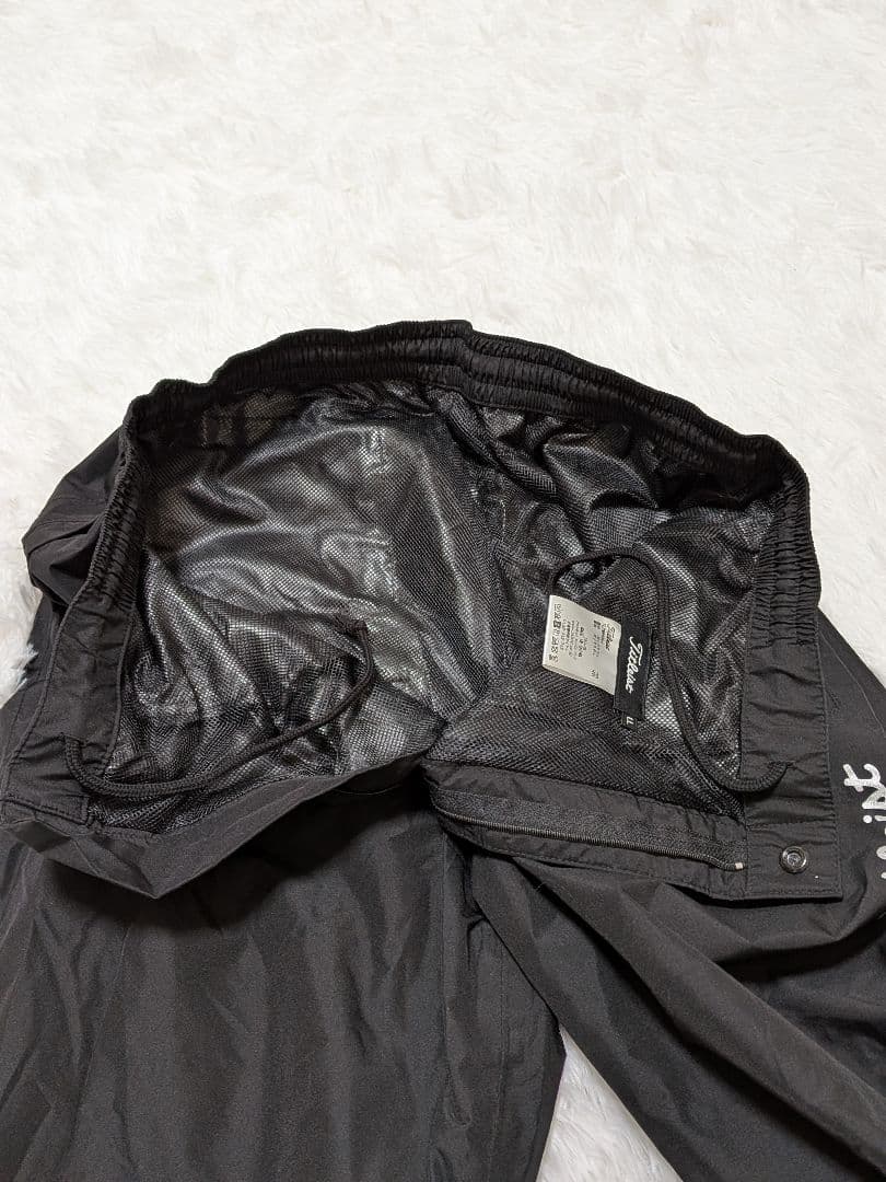 タイトリスト レインウェア セットアップ XL 黒 ブラック