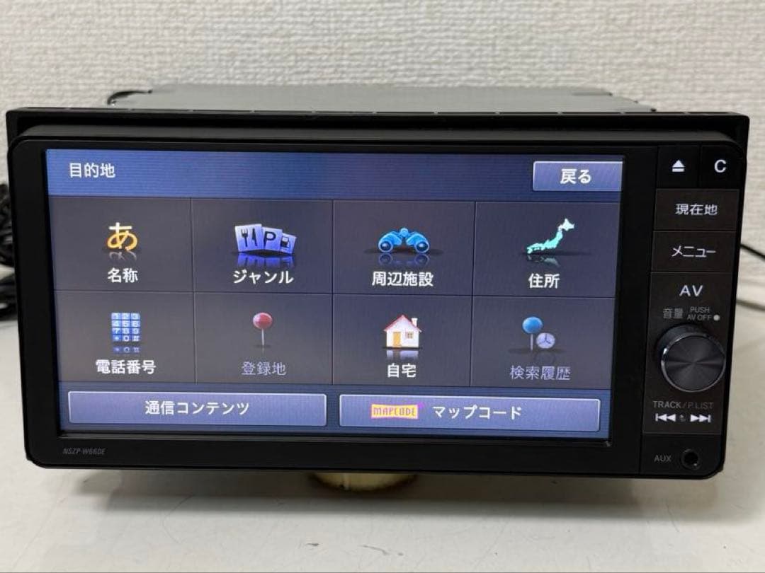 DAIHATSU ダイハツ純正 カーナビ NSZP-W66DE データ2015年