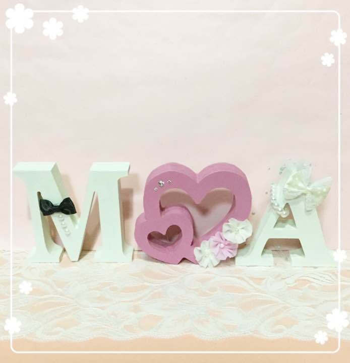 pupurime様確認用♡ウエディングバージョン・イニシャルオブジェ