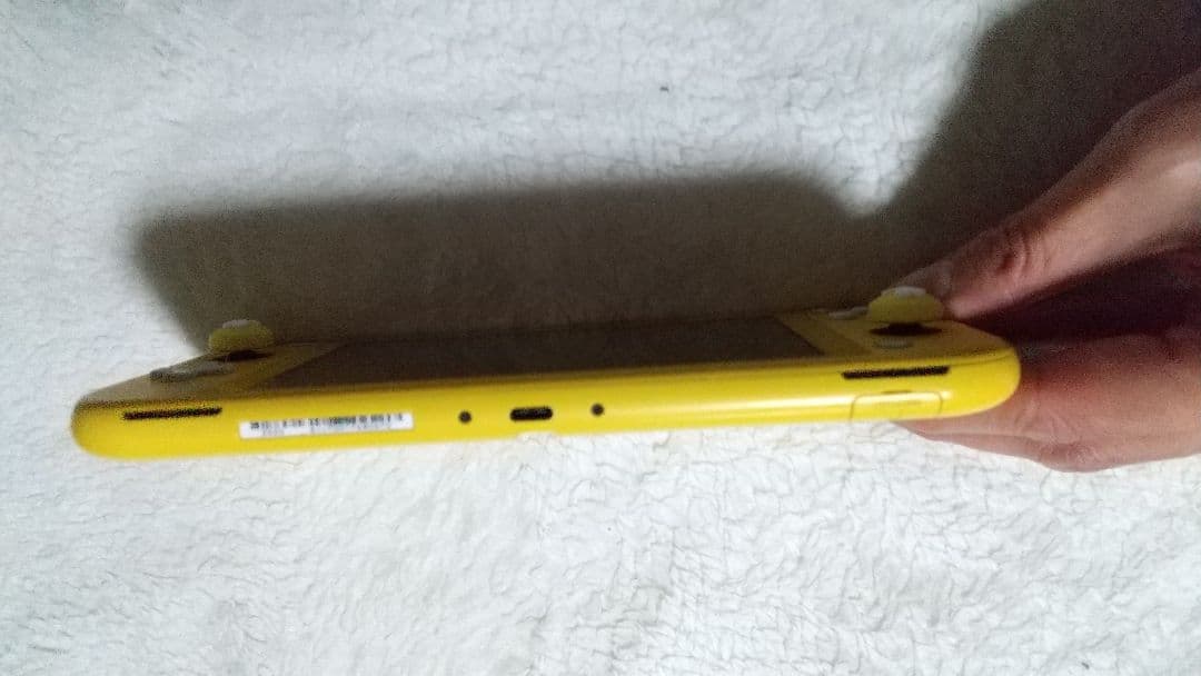 Nintendo Switch Lite イエロー 動作品 肉球カバー