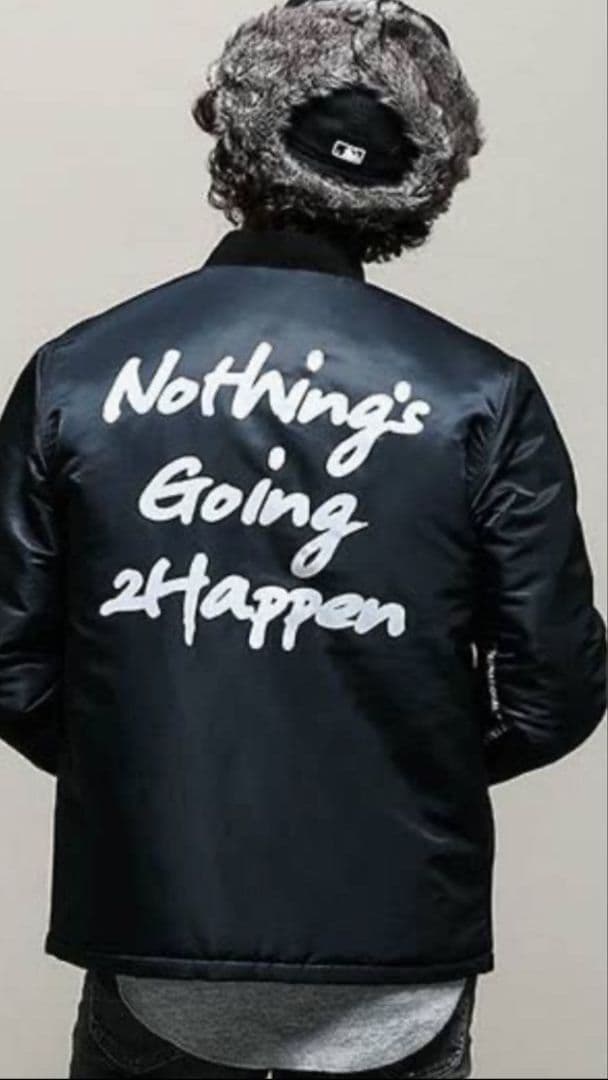 let it ride✕champion スタジャン L 黒 バックプリント