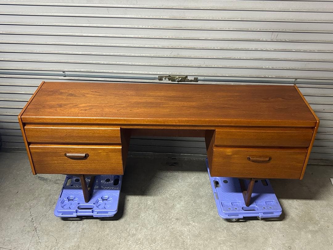 ☆GE206 北欧ヴィンテージ デスク　幅155.5　奥 41　高 67.5cm