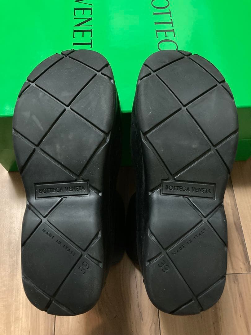 【正規品】BOTTEGA VENETA パドルブーツ　ブラック39