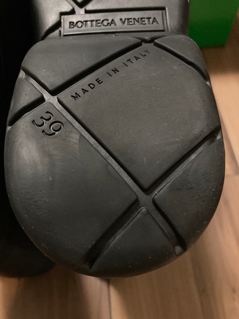 【正規品】BOTTEGA VENETA パドルブーツ　ブラック39